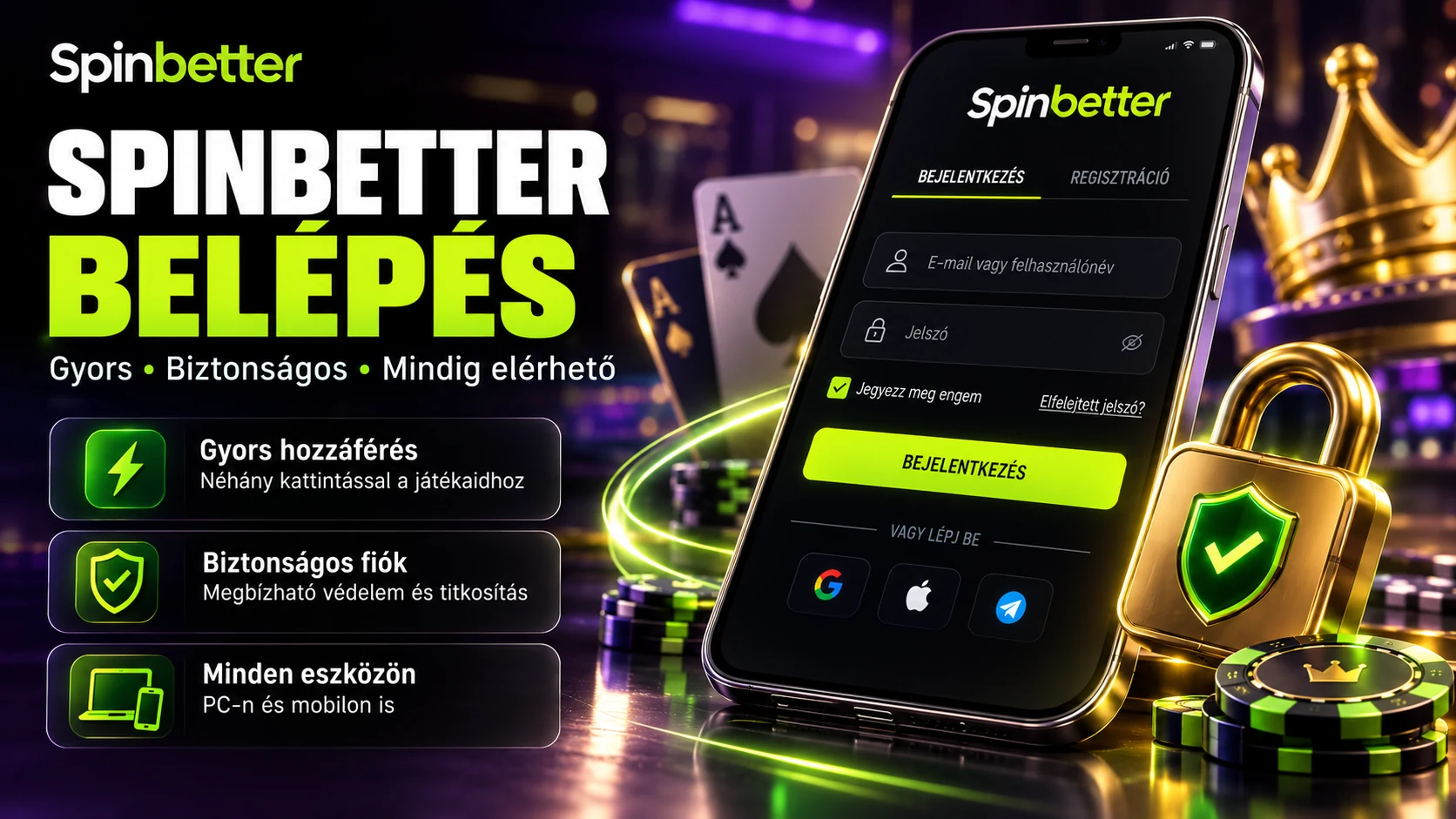 Ha nem sikerül a belépés